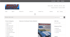 Desktop Screenshot of muscle-factory.com